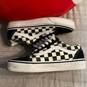 checkered vans